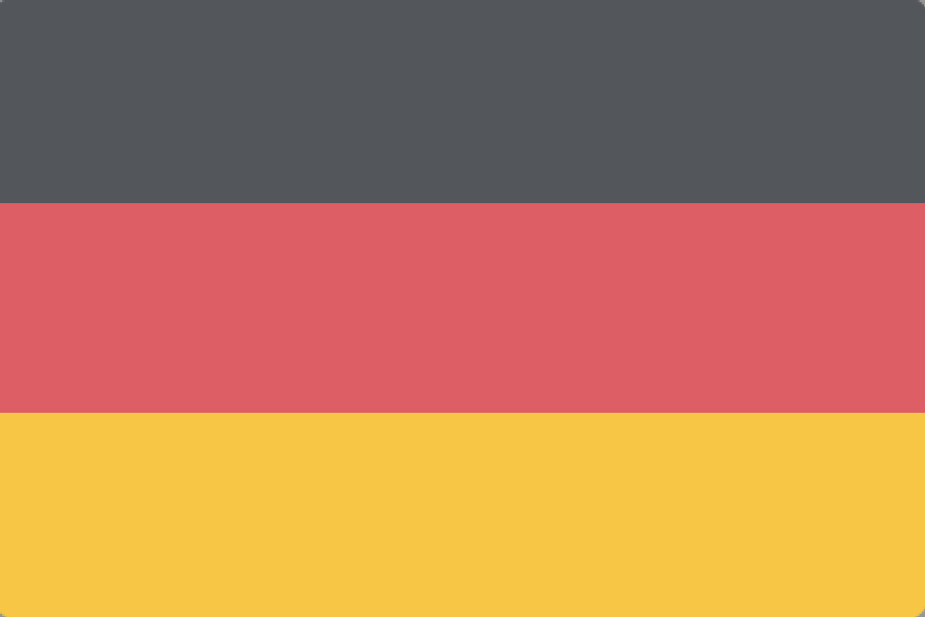 German flag icon - switch to german language